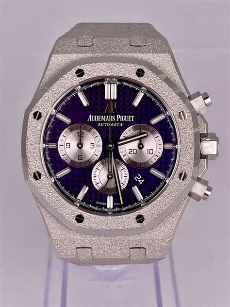 audemars piguet frosted gold purple dial|audemars piguet purple dial.